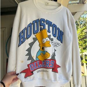 Vintage oilers sweatshirt